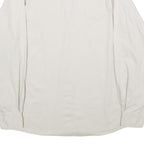 WRANGLER Mens Cream Cotton Shirt L Long Sleeve Button Front Pockets Classic