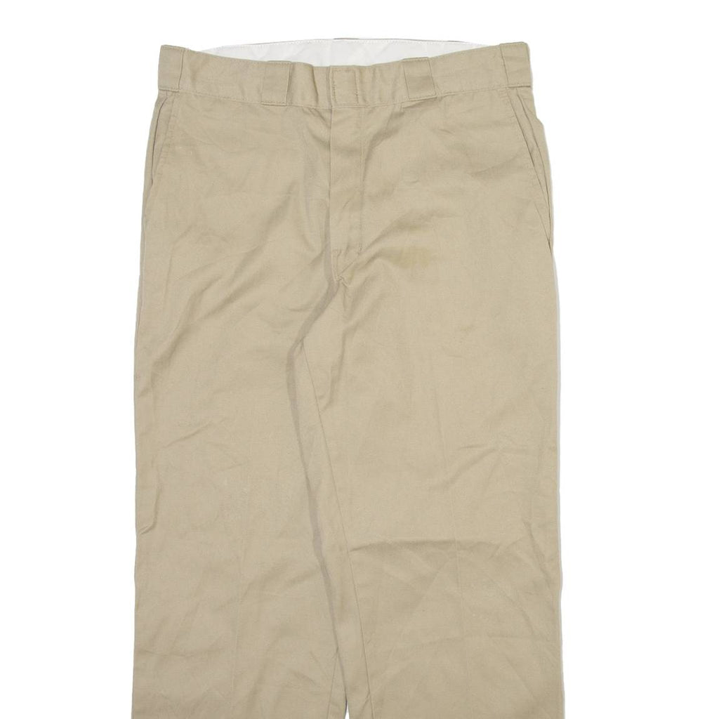 DICKIES Mens Trousers Beige Regular Straight W34 L30