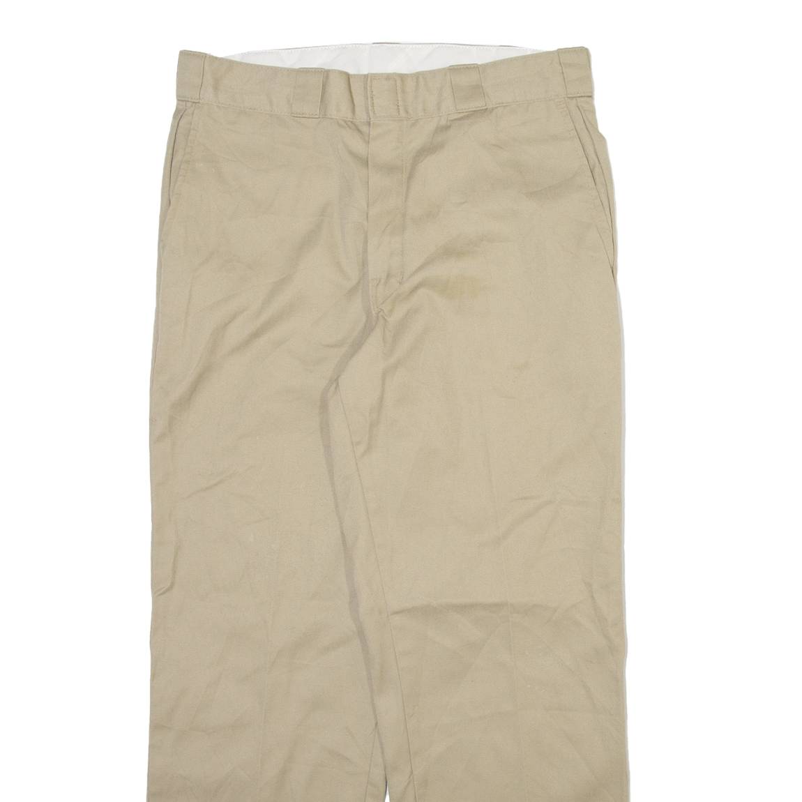 DICKIES Mens Trousers Beige Regular Straight W34 L30