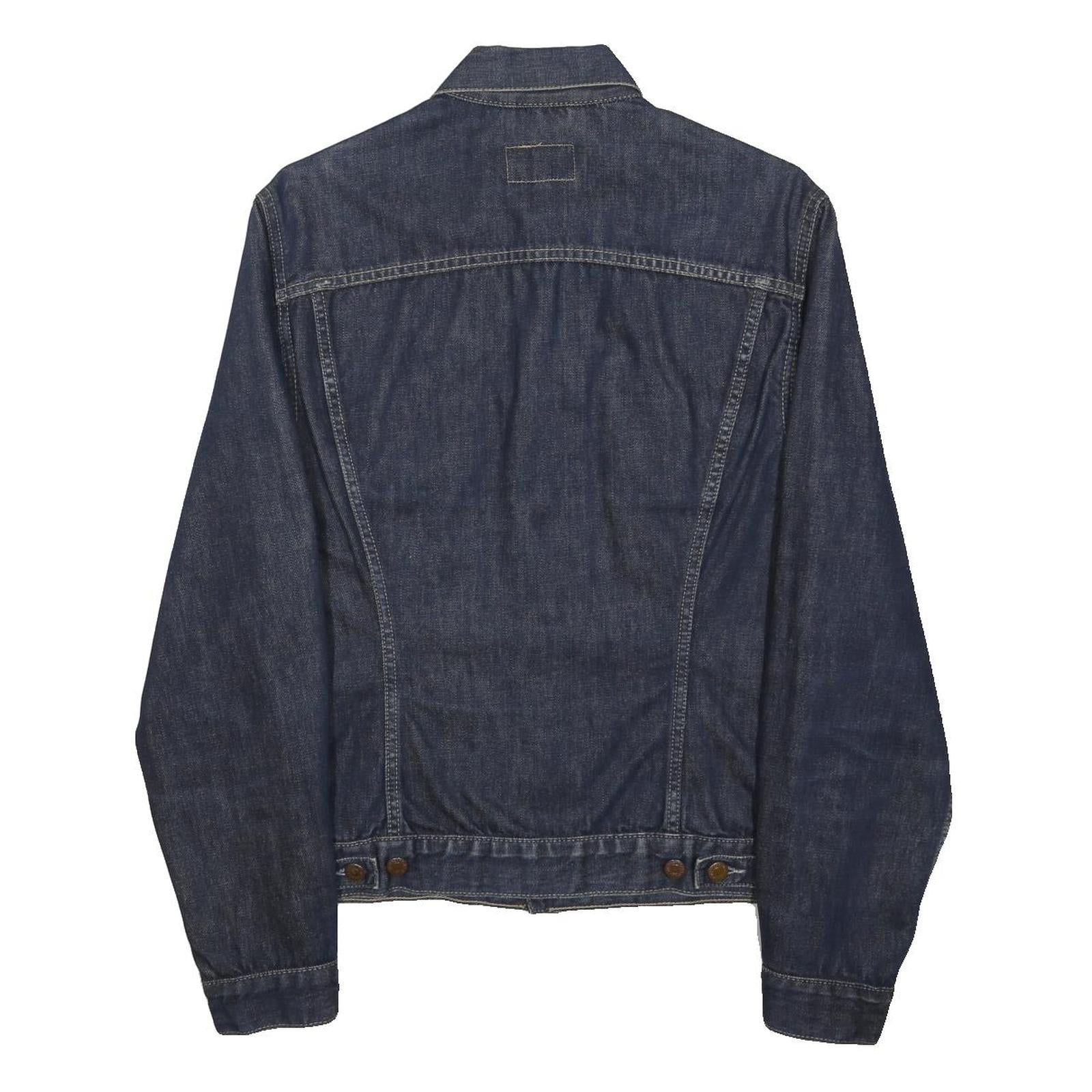 LEVI'S Mens Blue Denim Jacket L Cotton Regular Fit Button Long Sleeve Casual