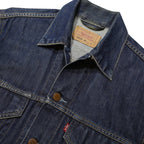 LEVI'S Mens Blue Denim Jacket L Cotton Regular Fit Button Long Sleeve Casual