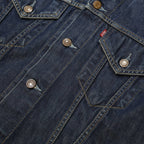 LEVI'S Mens Blue Denim Jacket L Cotton Regular Fit Button Long Sleeve Casual
