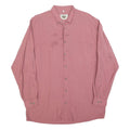 SAN CARLO Mens Rose Long Sleeve Shirt M Button Collar Polyester Blend Casual