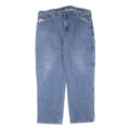 DICKIES Mens Regular Fit Blue Denim Jeans W42 L32 Workwear Casual Cotton Blend