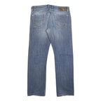 DIESEL Mens Regular Blue Denim Jeans W33 L31 Button Closure Classic Fit Straight