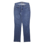 LEVI'S Womens Blue Regular Straight Denim Medium W25 L28 Zip Jeans