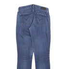 LEVI'S Womens Blue Regular Straight Denim Medium W25 L28 Zip Jeans