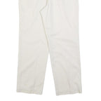 CHRISTOPHER & BANKS Womens Cotton Blend Relaxed Beige Trousers W28 L28 Casual