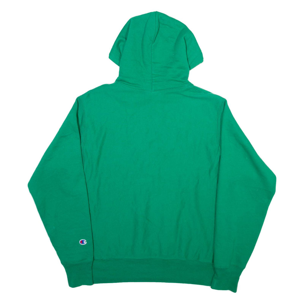 CHAMPION Mens Green Hoodie M