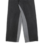 LEVI'S 505 Mens Jeans Black Loose Straight Denim Medium W30 L30 Classic Style