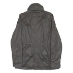 FAT FACE Womens Brown Jacket UK 12 Cotton Blend Zip Casual Classic