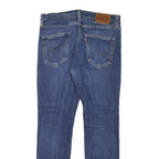 LEVI'S Mens Slim Blue Denim Cotton Blend Jeans W30 L28 Classic Zip Pocket