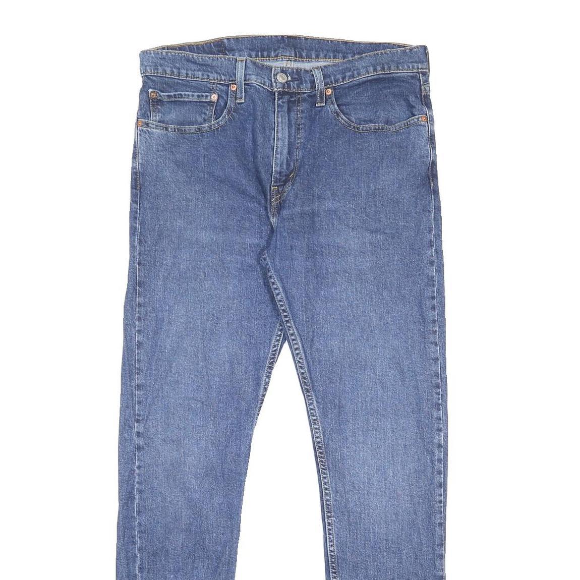LEVI'S 512 LO-BALL Mens Jeans Blue Slim Skinny Denim W34 L31 Classic Zip