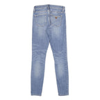 GUESS Womens Jeans Blue Slim Skinny Denim Medium W27 L30 Stylish Zip Closure