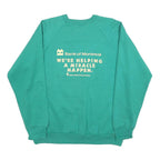 PENMANS Womens Green The Sick Kids Telethon Cotton Blend Sweatshirt L