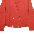 PYKETTES Womens Red Jacket Button UK 20 Polyester Blend Classic Elegant Design