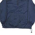 CROFT & BARROW Mens Navy & Yellow Zip Jacket L Polyester Windbreaker Casual