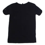 REPLAY Womens T-Shirt Black Crew Neck S
