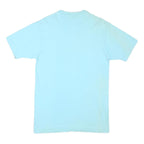 ANVIL Mens Blue Hard Rockin' Graphic T-Shirt L Short Sleeve Crew Neck Cotton