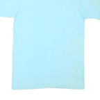 ANVIL Mens Blue Hard Rockin' Graphic T-Shirt L Short Sleeve Crew Neck Cotton