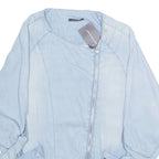 PROMOD Womens Blouse Blue 3/4 Sleeve L