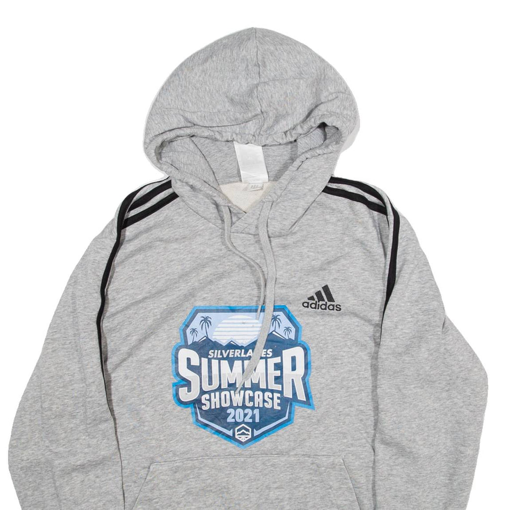 ADIDAS Mens Grey Hoodie M
