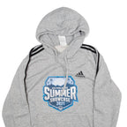 ADIDAS Mens Grey Hoodie M