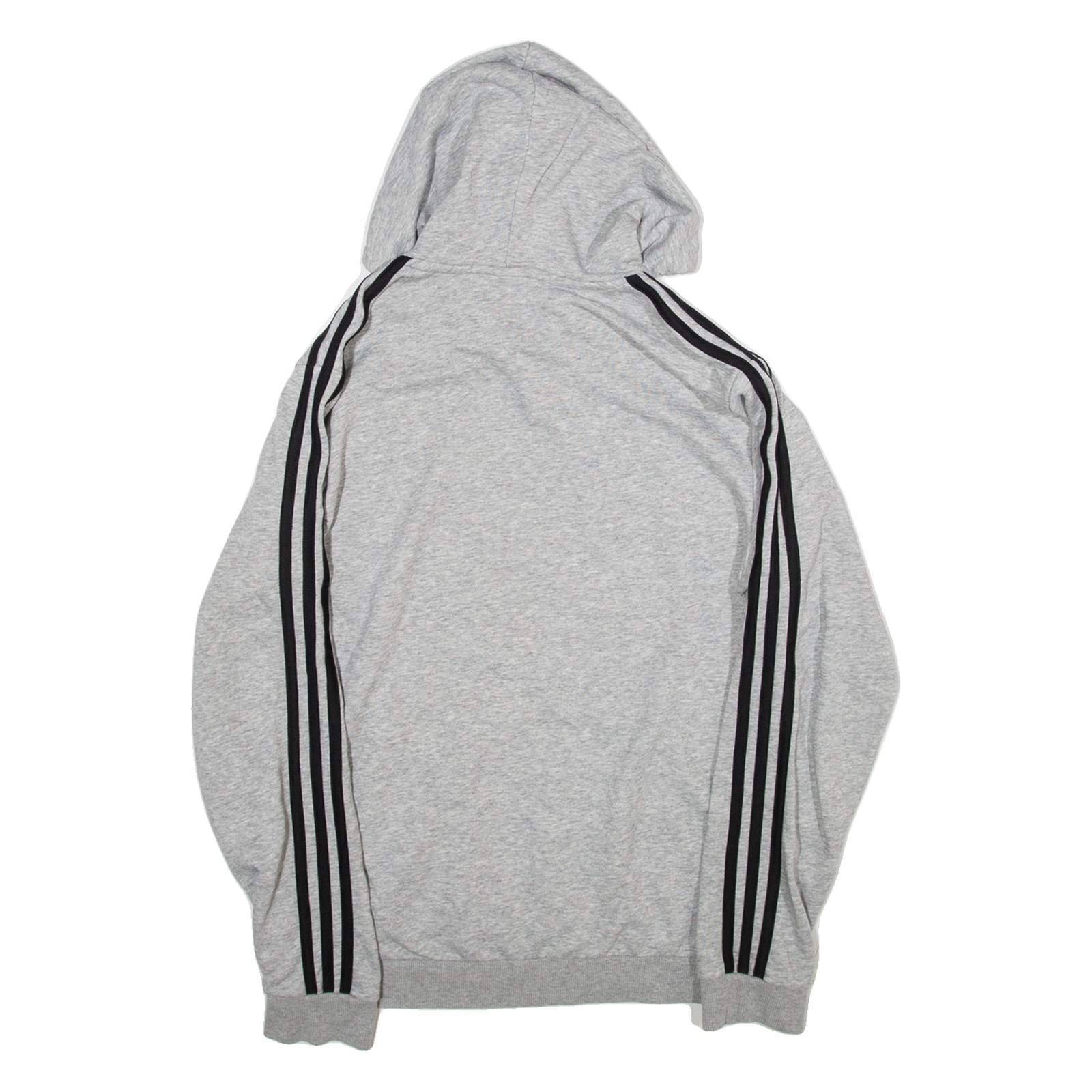 ADIDAS Mens Grey Hoodie M