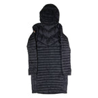 ELLESSE Womens Puffer Coat Black Hooded UK 8