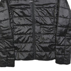 CALVIN KLEIN JEANS Womens Black Jacket M Polyester Blend Plain Zip Casual