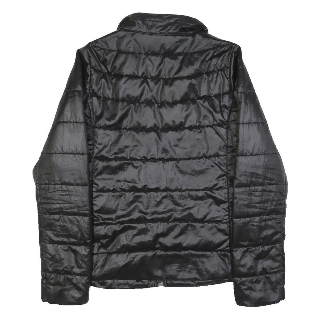 CALVIN KLEIN JEANS Womens Black Jacket M Polyester Blend Plain Zip Casual