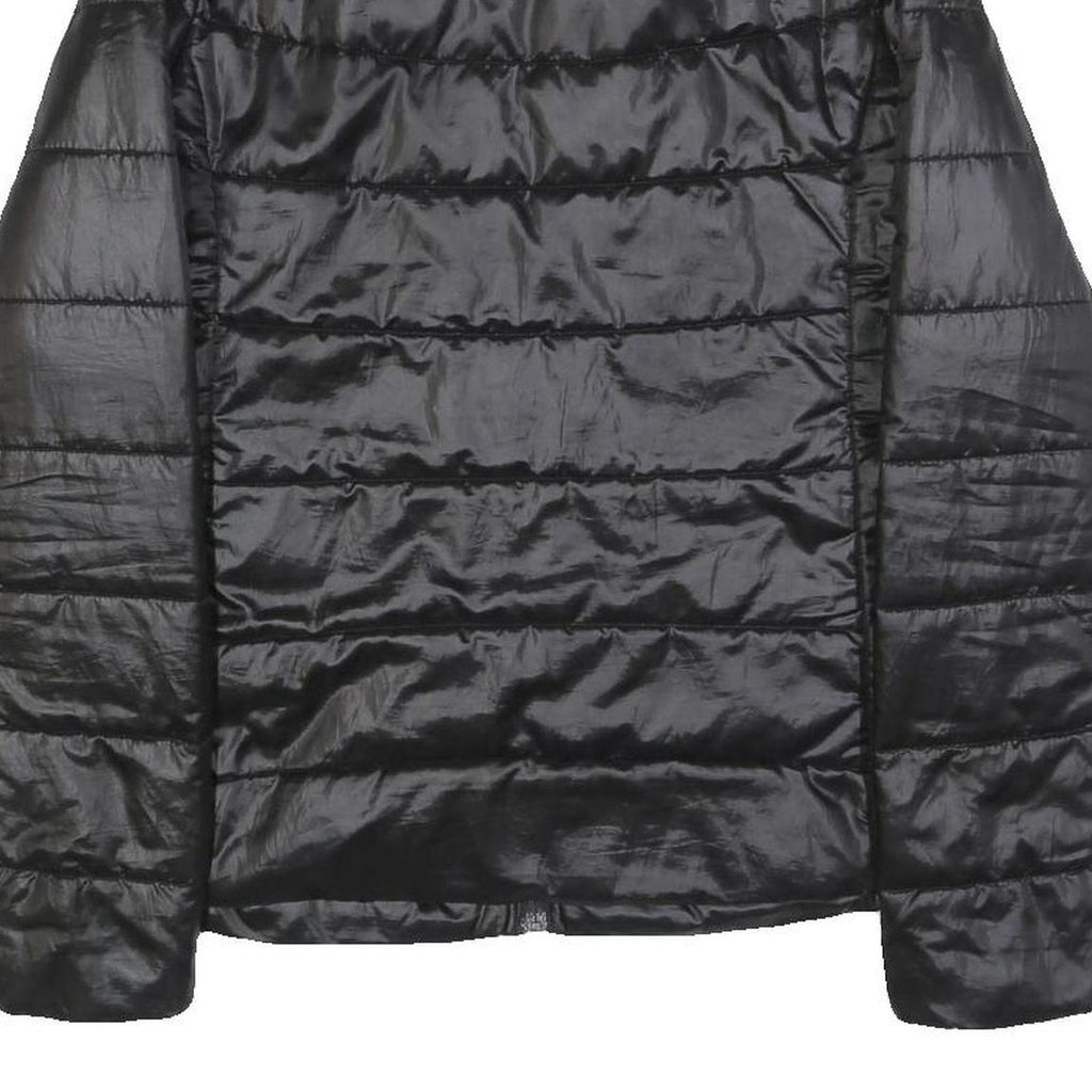 CALVIN KLEIN JEANS Womens Black Jacket M Polyester Blend Plain Zip Casual