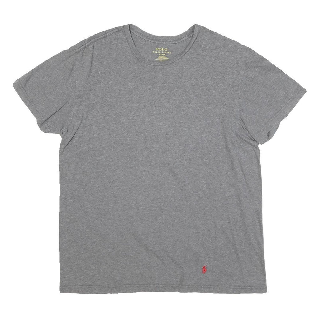 POLO RALPH LAUREN Mens Grey Short Sleeve Crew Neck Cotton Blend T-Shirt M