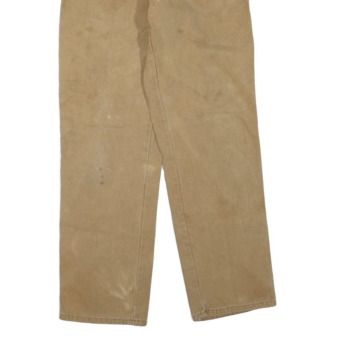 DICKIES Mens Jeans Beige Regular Straight Denim Good Condition W30 L32 Workwear