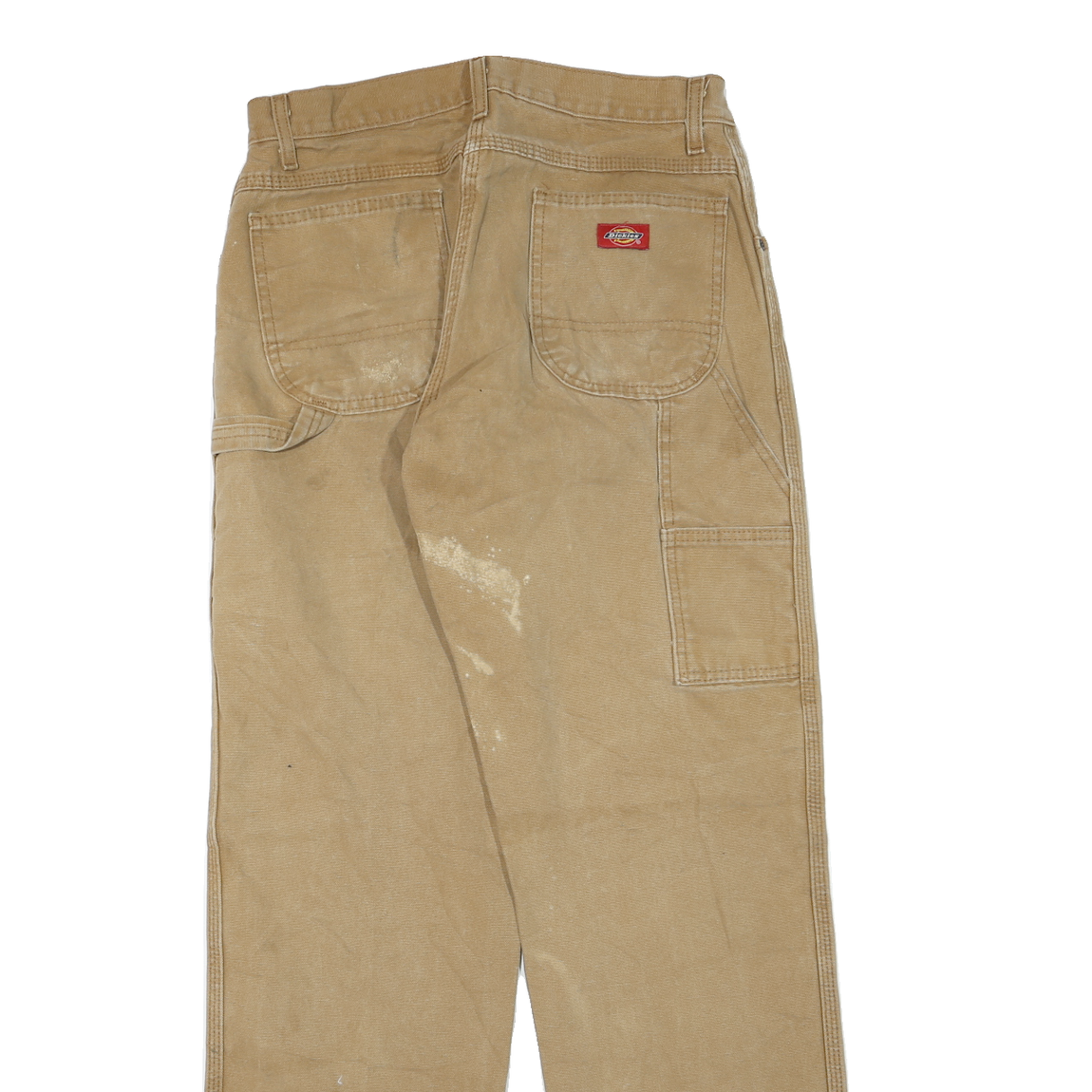 DICKIES Mens Jeans Beige Regular Straight Denim Good Condition W30 L32 Workwear
