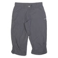 MAMMUT Womens Shorts Grey Sports Casual UK 10 W30 Polyester Blend Lightweight