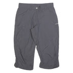 MAMMUT Womens Shorts Grey Sports Casual UK 10 W30 Polyester Blend Lightweight