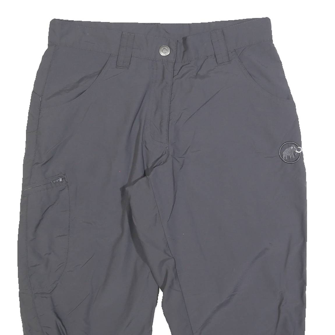 MAMMUT Womens Shorts Grey Sports Casual UK 10 W30 Polyester Blend Lightweight