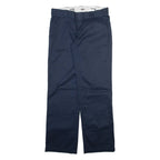 DICKIES 774 Womens Trousers Blue Regular Straight W32 L31