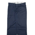 DICKIES 774 Womens Trousers Blue Regular Straight W32 L31