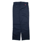DICKIES 774 Womens Trousers Blue Regular Straight W32 L31
