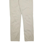LEVI'S Mens Slim Beige Cotton Blend Trousers W34 L31 Zip Closure Classic Fit