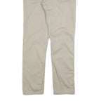 LEVI'S Mens Slim Beige Cotton Blend Trousers W34 L31 Zip Closure Classic Fit