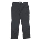 CRAGHOPPERS Womens Black Polyester Blend Regular Straight Trousers W32 L28