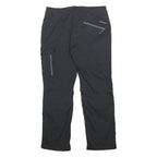 CRAGHOPPERS Womens Black Polyester Blend Regular Straight Trousers W32 L28