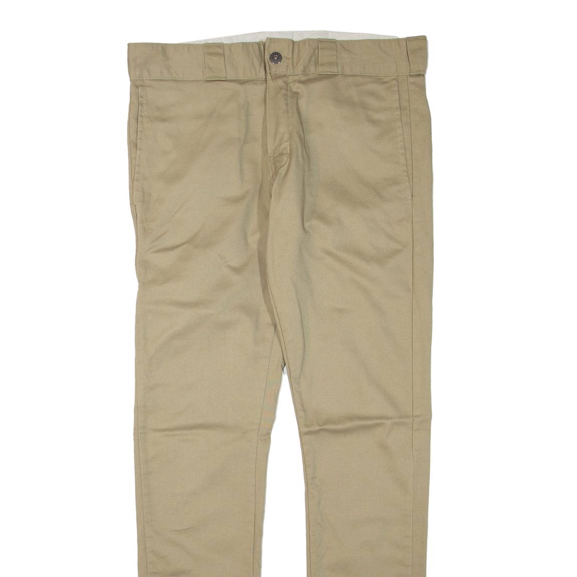 DICKIES Mens Trousers Beige Slim Straight W32 L32