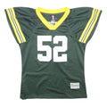 REEBOK Womens Green Yellow NFL 52 Matthews Football Shirt XL Short Sleeve V-Neck