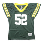 REEBOK Womens Green Yellow NFL 52 Matthews Football Shirt XL Short Sleeve V-Neck