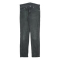 LEVI'S 511 Slim Mens Black Slim Skinny Denim Medium W32 L32 Zip Jeans