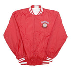CARDINAL Mens Red Puerto Rico Basketball All Star Button Nylon Jacket M